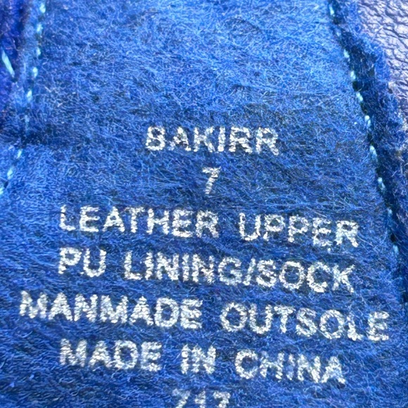 Steve Madden Bakirr Women Ankle Strap Fringe Cobalt Suede Sandals Size 7 EUC - Picture 11 of 13